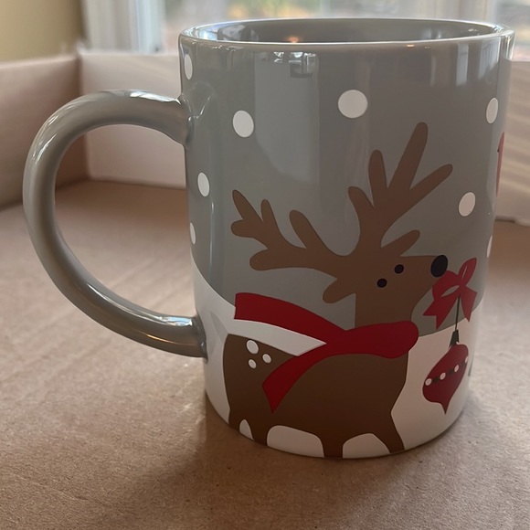 Crate & Barrel Holiday Coffee Cup - Picture 4 of 6